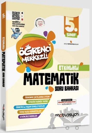 5. Sınıf Etkinlikli Tematik Fasikül Matematik Soru Bankası – Kolektif – Motivasyon Yayınları kitap kapağı
