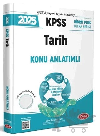 2025 KPSS Hibrit Plus Ultra Serisi Tarih Konu Anlatımlı – Kolektif – Data Yayınları kitap kapağı