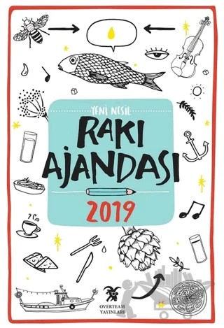 Yeni Nesil Rakı Ajandası 2019 – Kolektif – Overteam Yayınları kitap kapağı