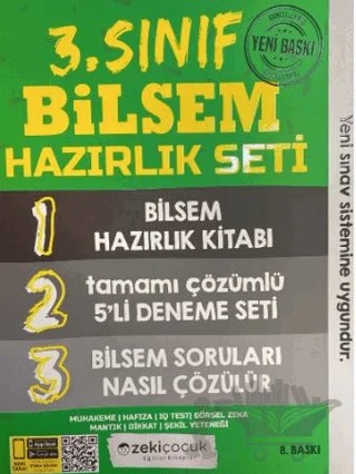3. Sınıf Bilsem Hazırlık Seti – Kolektif – Zekiçocuk Eğitici Kitaplar kitap kapağı