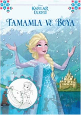 Disney Karlar Ülkesi - Tamamla ve Boya – Kolektif – Doğan Egmont Yayıncılık kitap kapağı