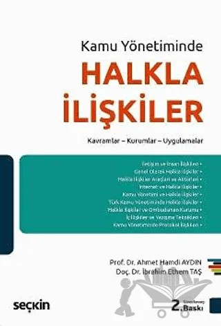 Halkla İlişkiler – Ahmet Hamdi Aydın, İbrahim Ethem Taş – Seçkin Yayıncılık kitap kapağı