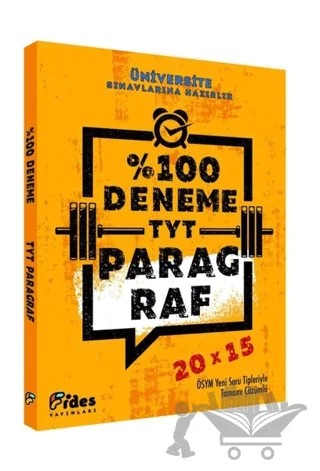 TYT Paragraf 20 x 15 Yüzde Yüz Deneme – Kolektif – Fides Yayıncılık kitap kapağı