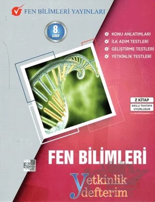 8. Sınıf Yeni Nesil Fen Bilimleri Yetkinlik Defterim – Kolektif – Fen Bilimleri Yayınları kitap kapağı