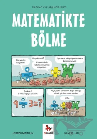 Matematikte Bölme - Gençler İçin Çizgilerle Bilim – Joseph Midthun – Almidilli kitap kapağı