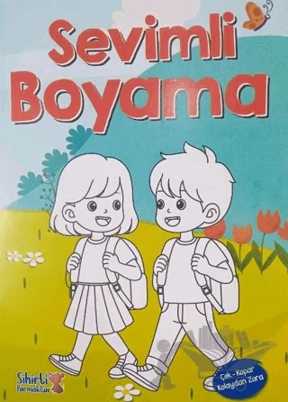 Sevimli Boyama Çek-Kopar Kolaydan Zora – Kolektif – Sihirli Parmaklar Yayınları kitap kapağı