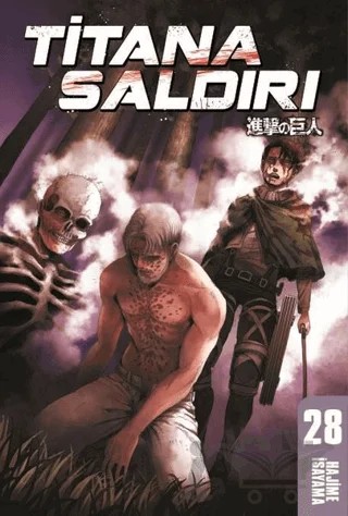 Titana Saldırı 28 – Hajime İsayama – Gerekli Şeyler Yayıncılık kitap kapağı