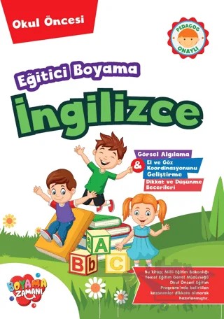 Eğitici Boyama – İngilizce – Kolektif – Boyama Zamanı kitap kapağı