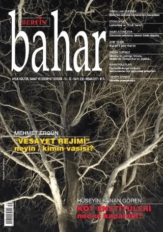 Berfin Bahar Aylık Kültür Sanat ve Edebiyat Dergisi Sayı: 230 Nisan 2017 – Berfin Bahar Dergisi kitap kapağı