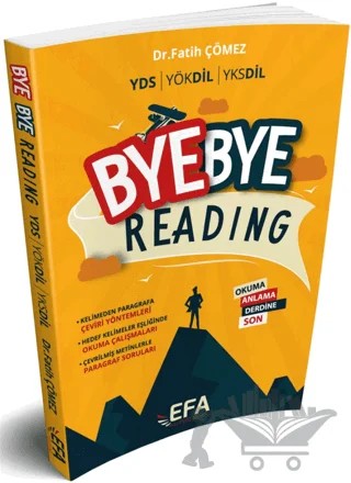 YDS YÖKDİL YKSDİL Bye Bye Reading Efa Serisi – Fatih Çömez – Benim Hocam Yayınları kitap kapağı