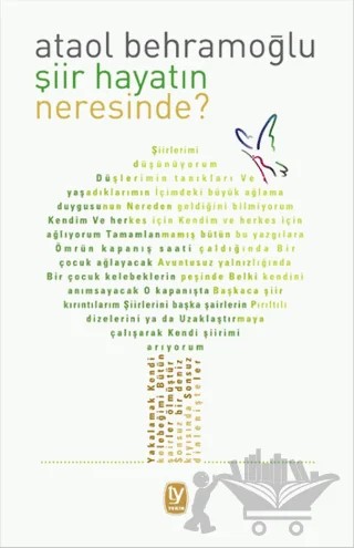 Şiir Hayatın Neresinde? – Ataol Behramoğlu – Tekin Yayınevi kitap kapağı