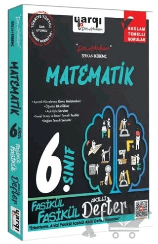 6. Sınıf Matematik Fasikül Fasikül Akıllı Defter – Kolektif – Yargı Yayınevi kitap kapağı