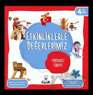 Etkinliklerle Değerlerimiz - Yurdumuz Türkiye – Ayşen Oy – Floki Çocuk kitap kapağı