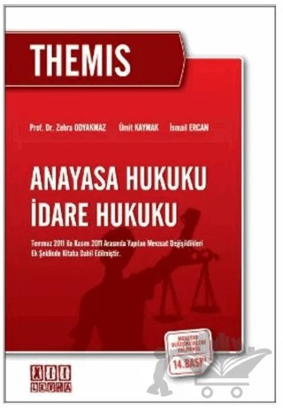Themis Anayasa Hukuku - İdare Hukuku – İsmail Ercan – On İki Levha Yayınları kitap kapağı