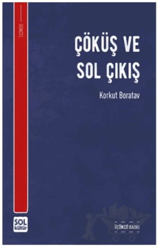 Çöküş ve Sol Çıkış – Korkut Boratav – Sol Kültür kitap kapağı