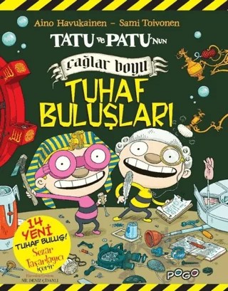 Tatu ve Patu'nun Çağlar Boyu Tuhaf Buluşları – Aino Havukainen, Sami Toivonen – Pogo Çocuk kitap kapağı