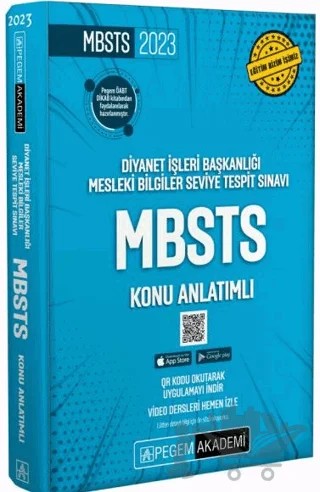 2023 MBSTS Diyanet İşleri Başkanlığı Mesleki Bilgiler Seviye Tespit Sınavı Konu Anlatımı – Kolektif – Pegem Akademi Yayıncılık kitap kapağı