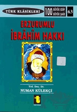 Erzurumlu İbrahim Hakkı – Numan Külekçi – Toker Yayınları kitap kapağı