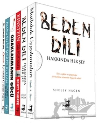 Kişisel Gelişim Set 1 (6 Kitap Takım) – Jack Canfield, Joshep Murphy, Les Hewitt, Mark Victor Hansen, Ruth A. Bear, Scott Thorpe, Shelly Hagen, Tony Buzan – Olimpos Yayınları kitap kapağı