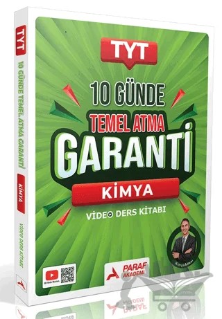TYT Kimya 10 Günde Temel Atma Garanti – Kollektif – Paraf Akademi kitap kapağı