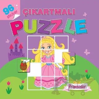 Prensesler - Çıkartmalı Puzzle – Kolektif – Koloni Çocuk kitap kapağı