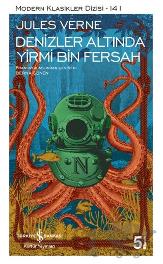 Denizler Altında Yirmi Bin Fersah – Jules Verne – İş Bankası Kültür Yayınları kitap kapağı