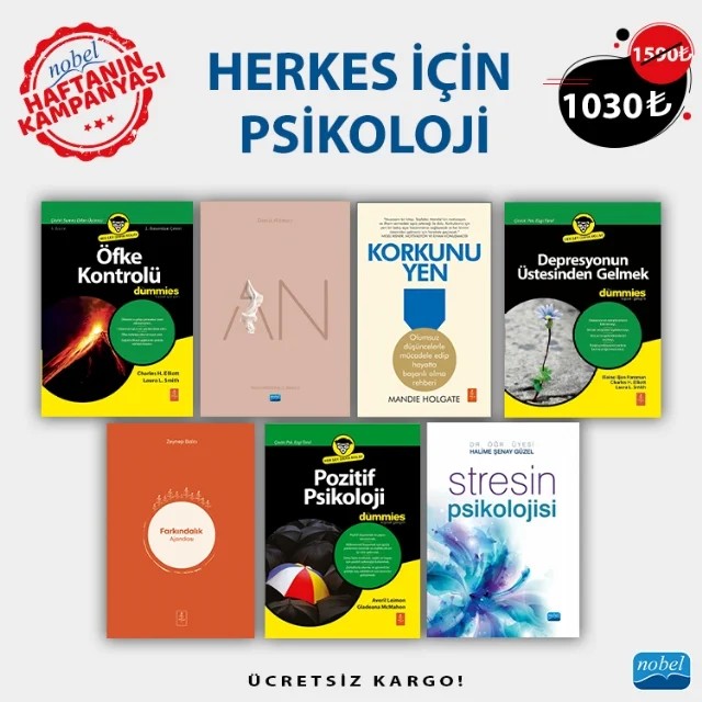 HERKES İÇİN PSİKOLOJİ – Zeynep Balcı Averil Leimon, Gladeana McMahon Halime Şenay Güzel Elaine Iljon Foreman, Charles H. Elliott, Laura L. Smith Charles H. Elliott, Laura L. Smith Deniz Altınay Mandie Holgate – Haftanın Kampanyası kitap kapağı