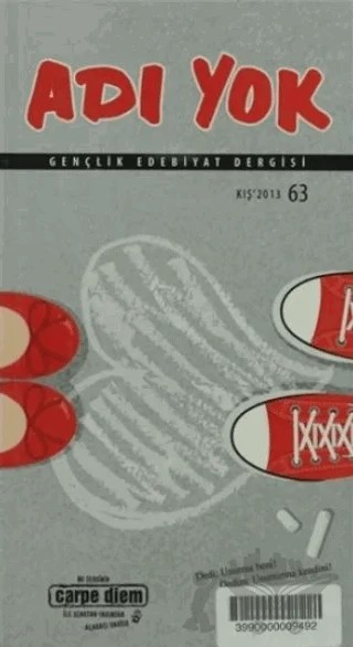 Adı Yok Gençlik Edebiyat Dergisi Sayı: 63 – Carpe Diem Kitapları kitap kapağı