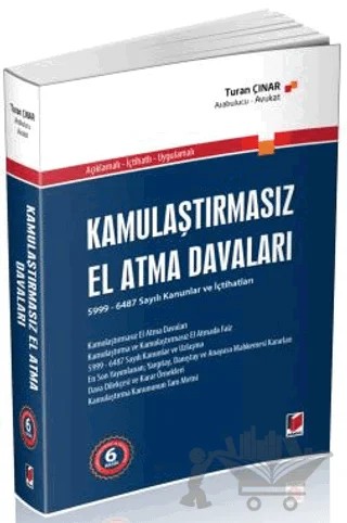 Kamulaştırmasız El Atma Davaları – Turan Çınar – Adalet Yayınevi kitap kapağı