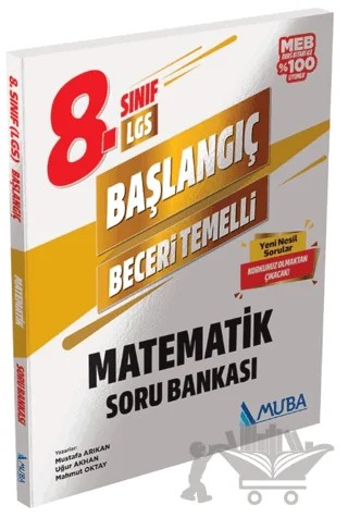 8. Sınıf Başlangıç Matematik Soru Bankası – Kolektif – Muba Yayınları kitap kapağı