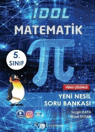 5. Sınıf Matematik Yeni Nesil Soru Bankası – Sezgin Kaya, Murat Duran – İdol Yayınları kitap kapağı