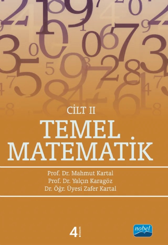 Temel Matematik Cilt 2 – Mahmut Kartal, Yalçın Karagöz, Zafer Kartal – Nobel Akademik Yayıncılık kitap kapağı