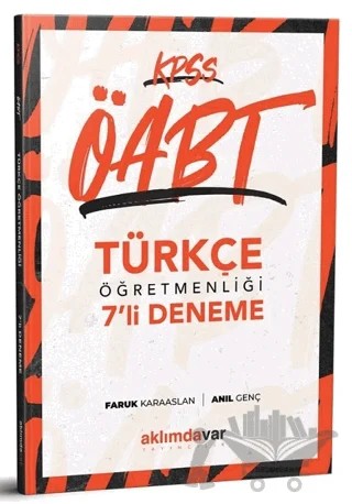 2021 KPSS ÖABT Türkçe Öğretmenliği 7'li Deneme – Anıl Genç, Faruk Karaaslan – Aklımdavar Yayıncılık kitap kapağı