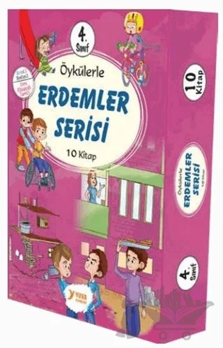 4. Sınıf Öykülerle Erdemler Serisi (10 Kitaplık Set) – Ülkü Duysak – Yuva Yayınları kitap kapağı