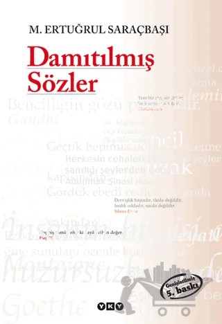 Damıtılmış Sözler – M. Ertuğrul Saraçbaşı – Yapı Kredi Yayınları kitap kapağı