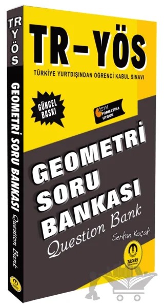 TR YÖS Geometri Soru Bankası – Serkan Koçak – Tasarı Eğitim Yayınları kitap kapağı