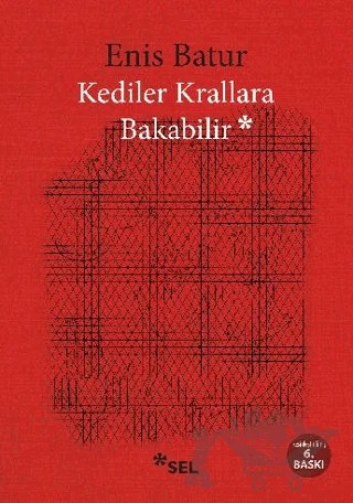 Kediler Krallara Bakabilir – Enis Batur – Sel Yayıncılık kitap kapağı