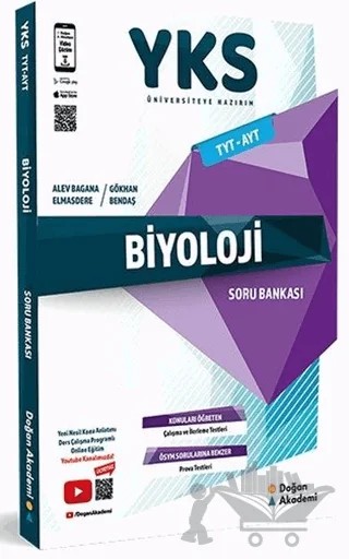 YKS TYT AYT Biyoloji Soru Bankası – Alev Bagana Elmasdere, Gökhan Bendaş – Doğan Akademi kitap kapağı