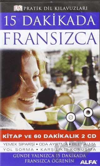 15 Dakikada Fransızca – Kolektif – Alfa Yayınları kitap kapağı