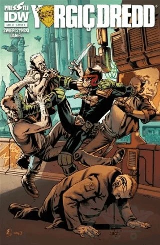 Yargıç Dredd 12: Kapak B – Presstij Kitap kitap kapağı