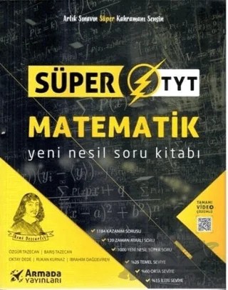 TYT Matematik Süper Soru Kitabı – Özgür Tazecan – Armada Yayınları kitap kapağı