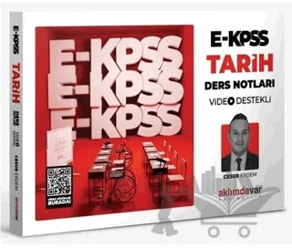 EKPSS Tarih Video Destekli Ders Notları – Cesur Erdem – Aklımdavar Yayıncılık kitap kapağı