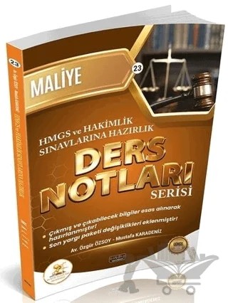 2026 HMGS Hakimlik HUKAL Maliye Ders Notları – Özgür Özsoy, Mustafa Karadeniz – Savaş Yayınevi kitap kapağı
