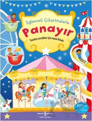 Eğlenceli Çıkartmalarla - Panayır – Jessica Greenwell – İş Bankası Kültür Yayınları kitap kapağı