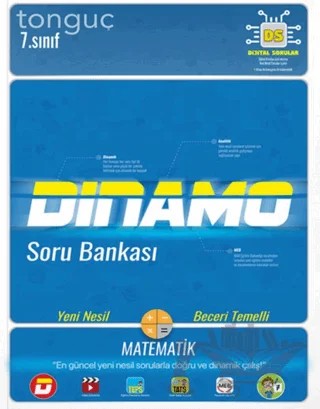 7. Sınıf Dinamo Matematik Soru Bankası – Kolektif – Tonguç Akademi kitap kapağı