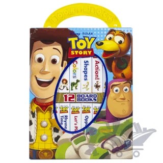 Disney Toy Story Woody, Buzz Lightyear, and More! - My First Library Board Book Block 12-Book Set – Riley Beck – Pi Kids kitap kapağı