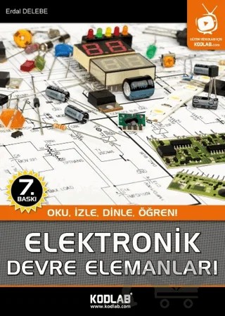 Elektronik Devre Elemanları – Erdal Delebe – Kodlab Yayın Dağıtım kitap kapağı