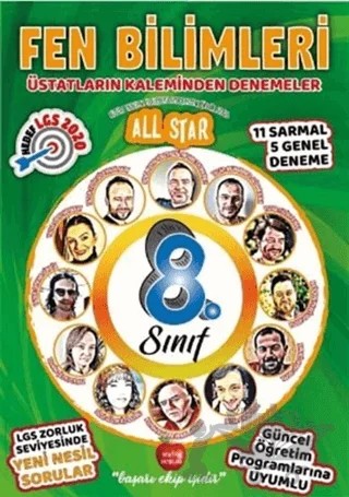 8. Sınıf Fen Bilimleri All Star Deneme – Kolektif – Newton Yayınları kitap kapağı
