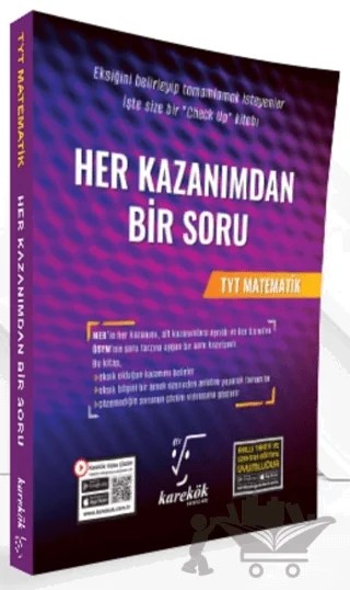 TYT Matematik Her Kazanımdan Bir Soru – Kolektif – Karekök Yayıncılık kitap kapağı
