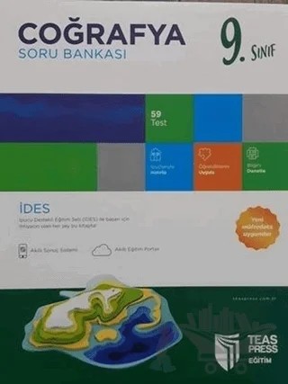 9. Sınıf Coğrafya Soru Bankası – Kolektif – Teas Press kitap kapağı